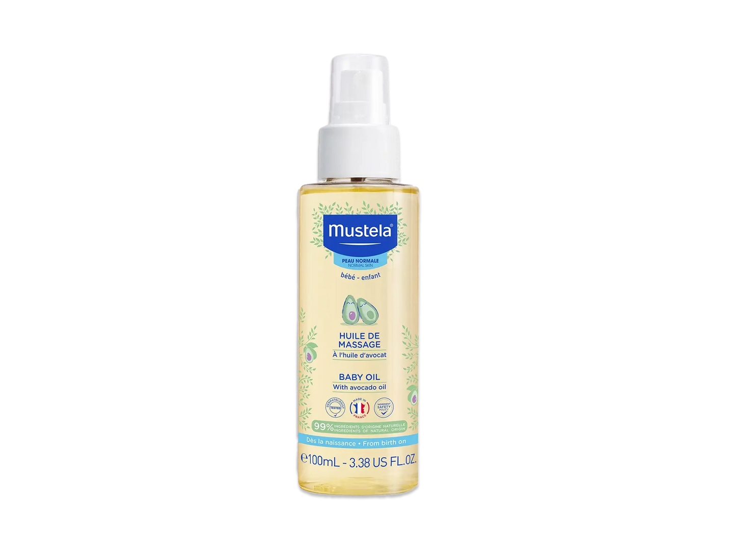 Mustela Avocado Oil Baby Massage Oil