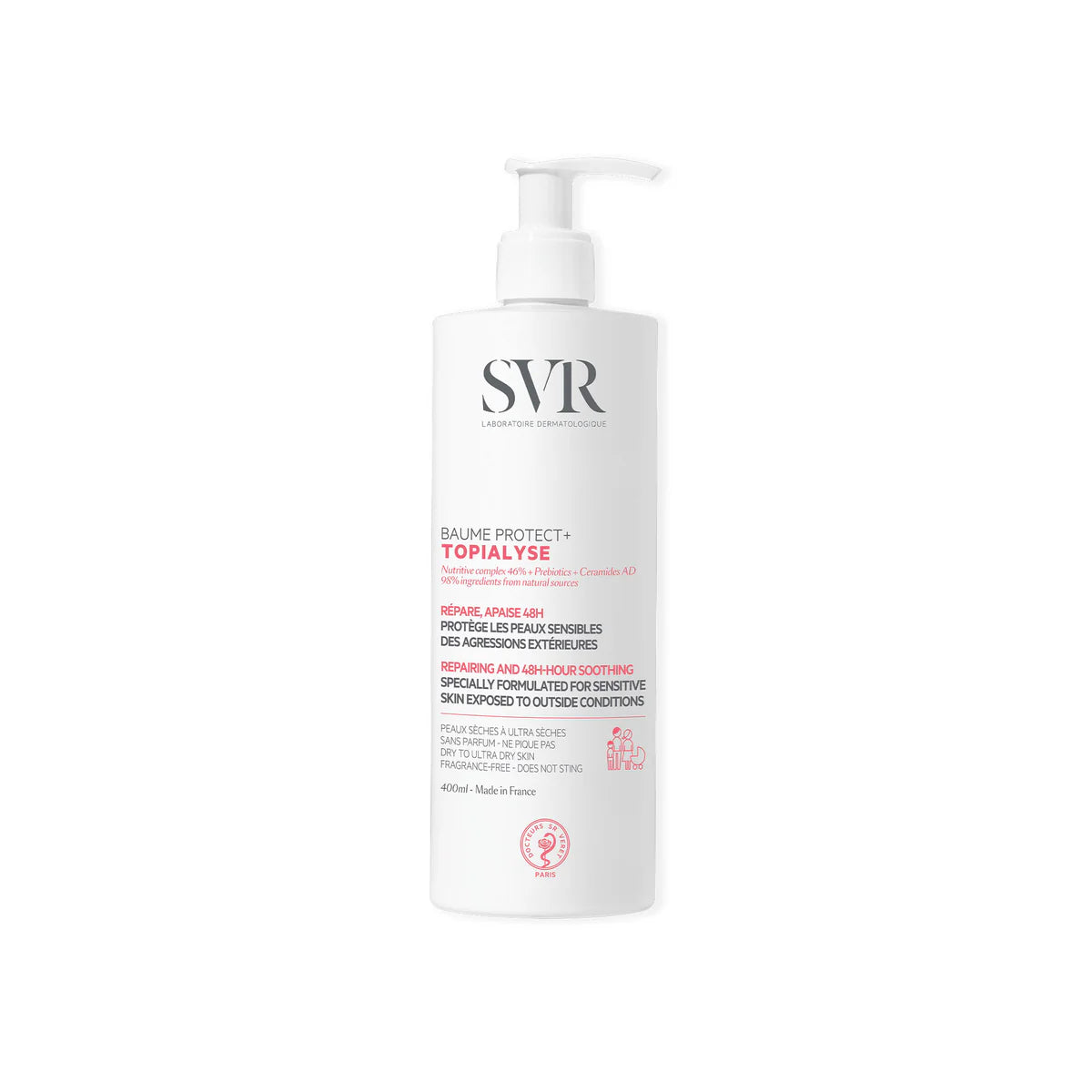 SVR Topialyse Protect+ Intensive Nourishing Balm 400ml - FrenchSkinLab