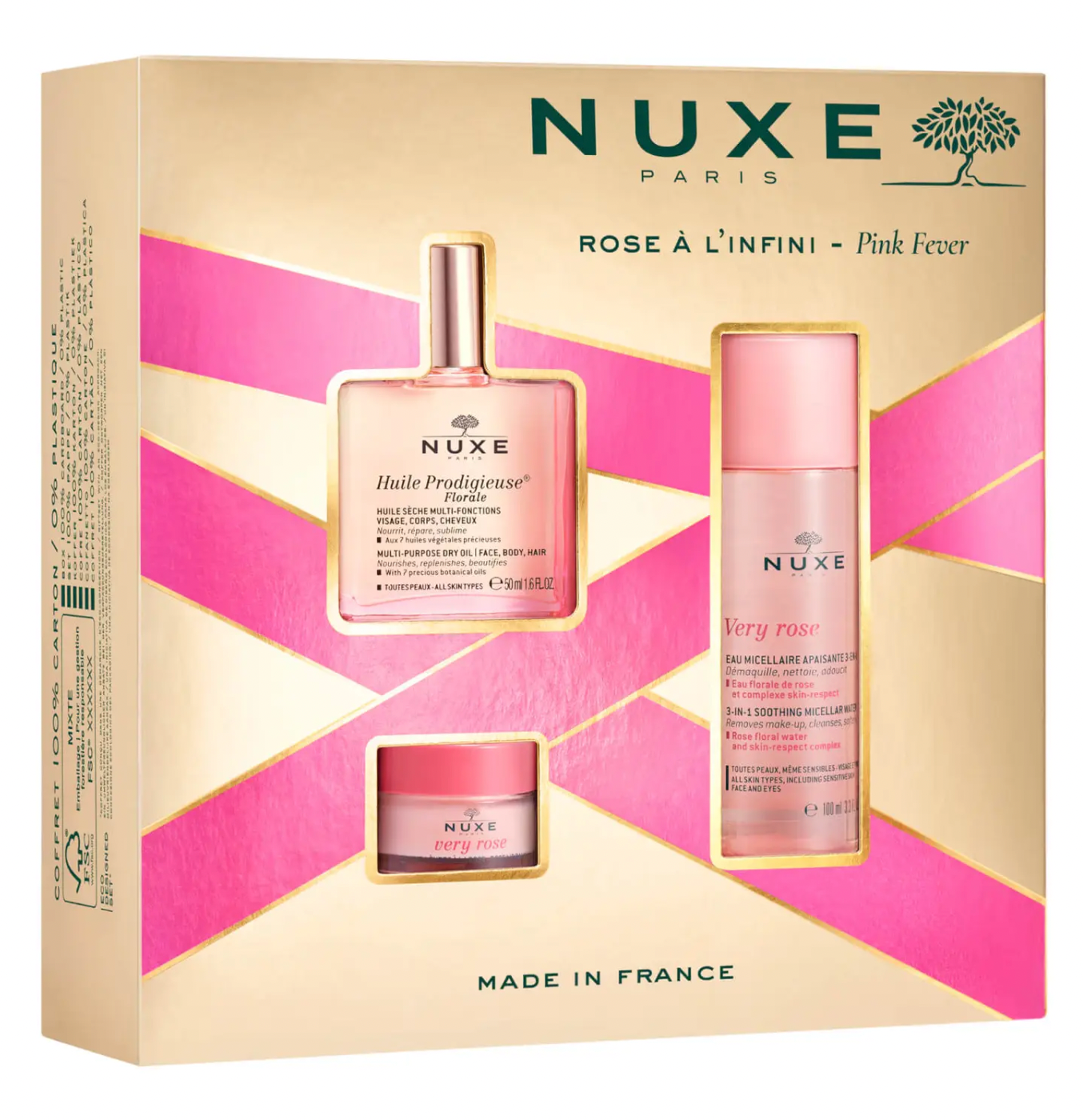 Set de regalo Nuxe "Fiebre rosa"