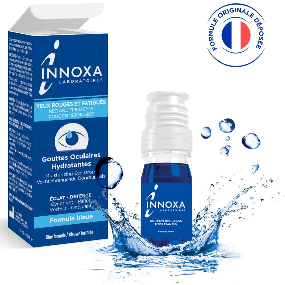 Gotas para los ojos de fórmula azul Innoxa