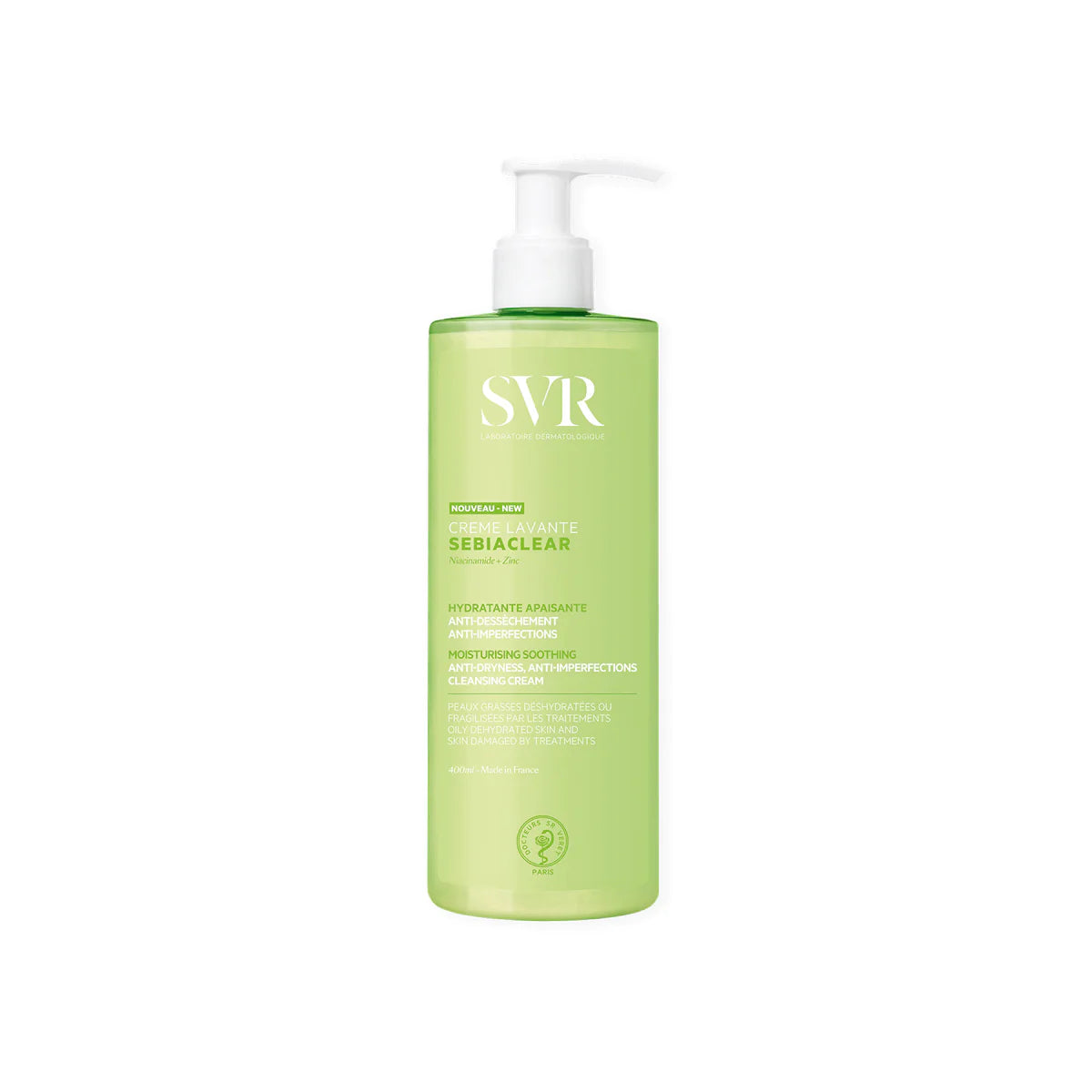 SVR Sebiaclear Gentle Cleansing Cream 400ml - FrenchSkinLab