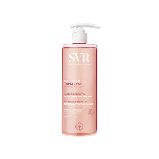 SVR Topialyse Cleansing Gel - Gentle Skin Cleanser 400ml - FrenchSkinLab
