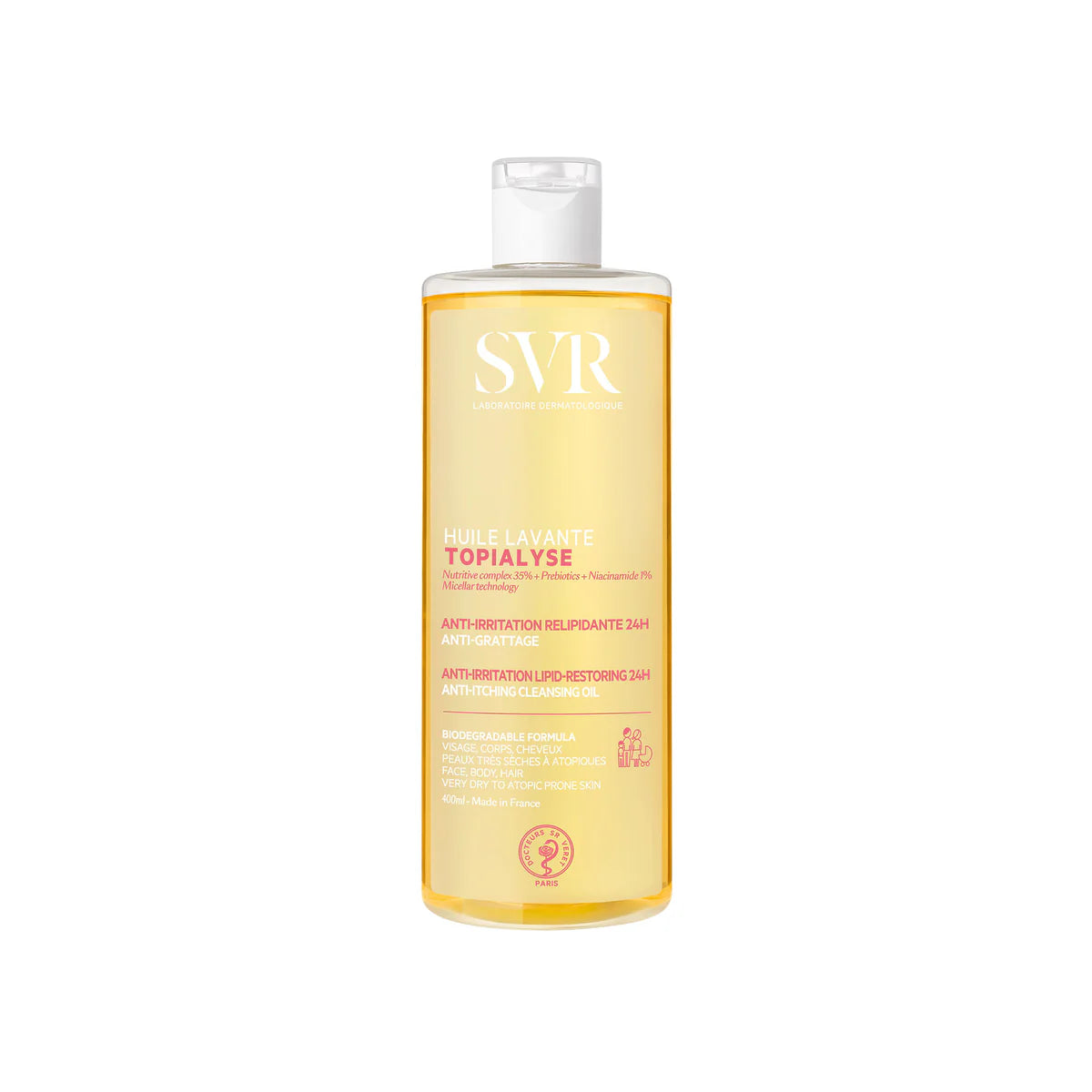 SVR Topialyse Gentle Cleansing Oil 400ml - FrenchSkinLab
