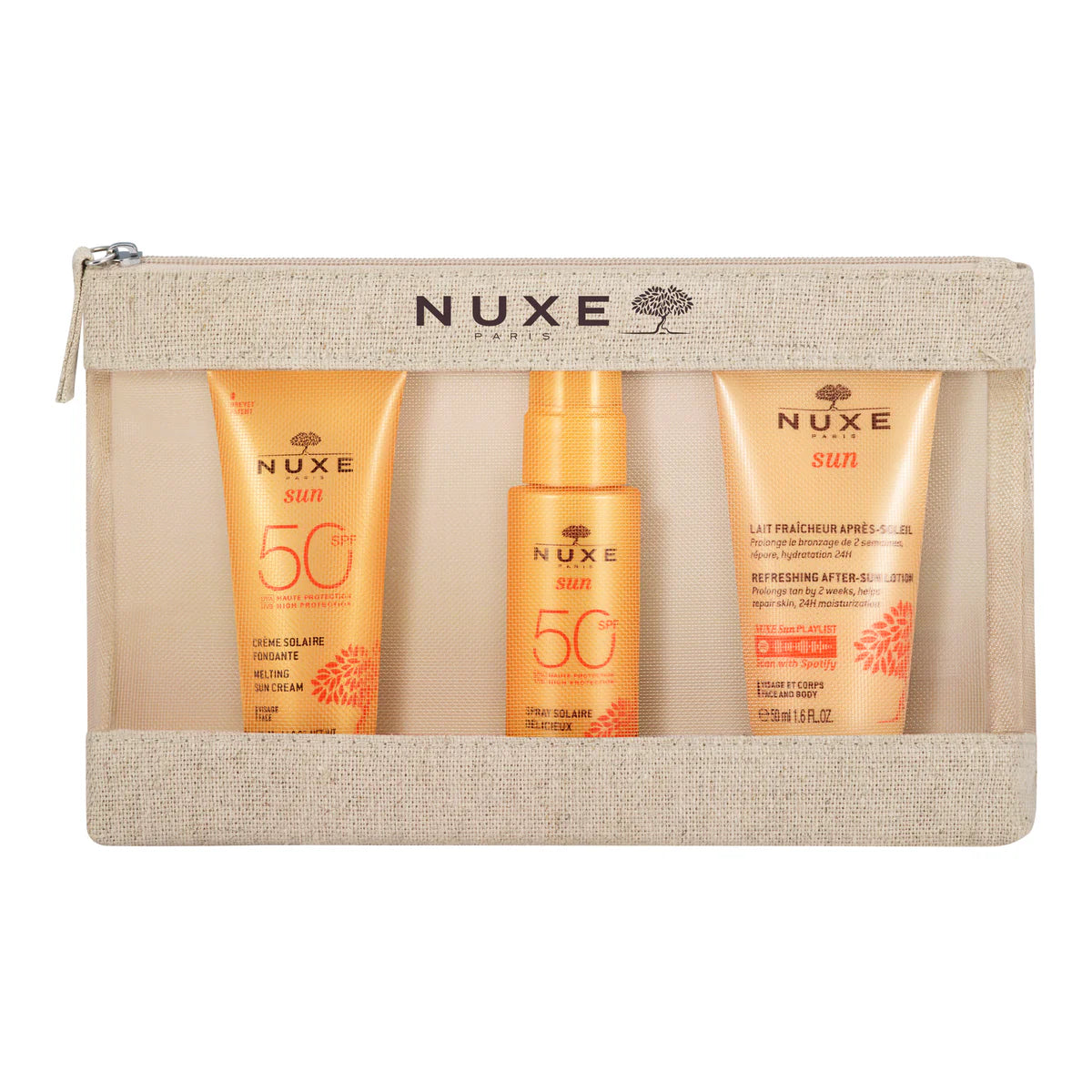 Nuxe Sun My Essentials High Protection Travel Case - FrenchSkinLab