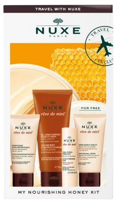 Nuxe Rêve de Miel Nourishing Honey Skincare Travel Set - FrenchSkinLab